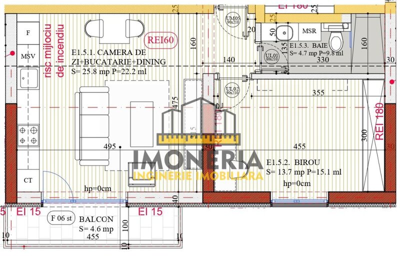 Theodor Pallady, Empire Residence Marcusului, 0% Comision, 2 camere, 0, 8 km metrou, pret lansare